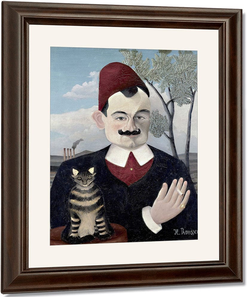 Portrait Of Monsieur X (Pierre Loti) By Henri Julien Felix Rousseau Fine Art Print
