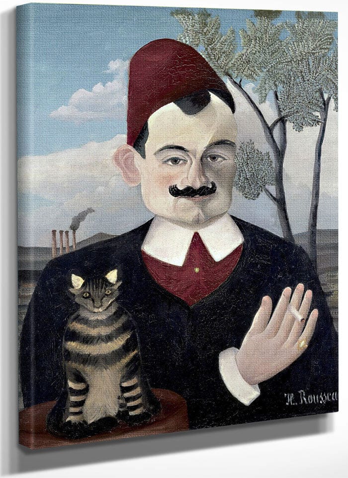 Portrait Of Monsieur X (Pierre Loti) By Henri Julien Felix Rousseau Fine Art Print