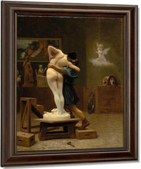 Pygmalion And Galatea By Jean Leon Gerome Ferris Fine Art Print