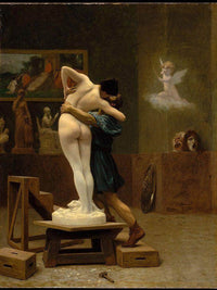 Pygmalion And Galatea By Jean Leon Gerome Ferris Fine Art Print