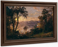 Sailing (The Hudson At Tappan Zee) By Cropsey Jasper Francis Fine Art Print
