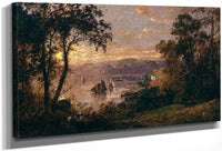 Sailing (The Hudson At Tappan Zee) By Cropsey Jasper Francis Fine Art Print