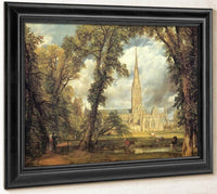Salisbury Cathedral From The Bishop's Grounds By John Constable Fine Art Print