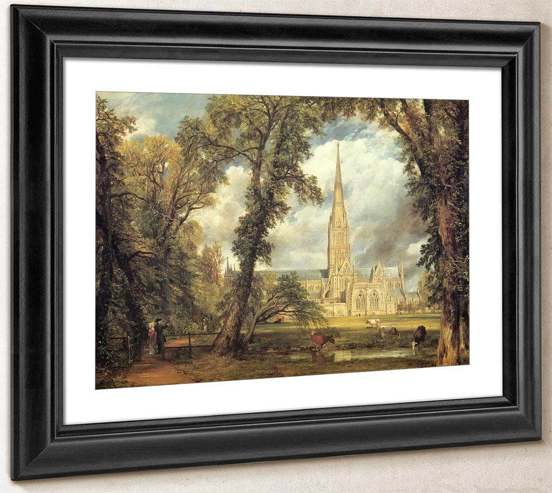 Salisbury Cathedral From The Bishop's Grounds By John Constable Fine Art Print