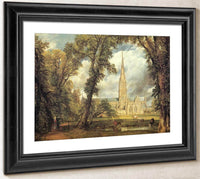 Salisbury Cathedral From The Bishop's Grounds By John Constable Fine Art Print