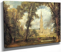 Salisbury Cathedral From The Bishop's Grounds By John Constable Fine Art Print