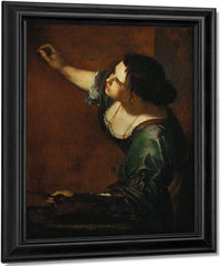 Self Portrait As The Allegory Of Painting 1638 By Artemisia Gentileschi Fine Art Print
