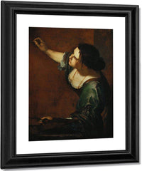 Self Portrait As The Allegory Of Painting 1638 By Artemisia Gentileschi Fine Art Print