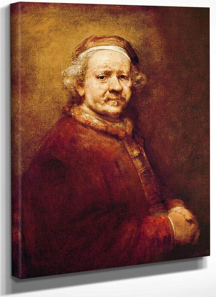 Self Portrait In At The Age Of 63 By Rembrandt Fine Art Print