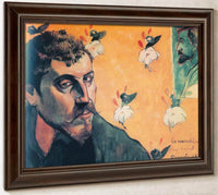 Self Portrait Les Miserables By Paul Gauguin Fine Art Print