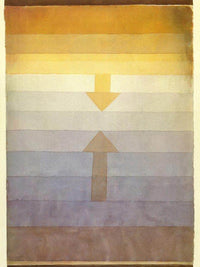 Separation In The Evening 1922 79 By Paul Klee Fine Art Print