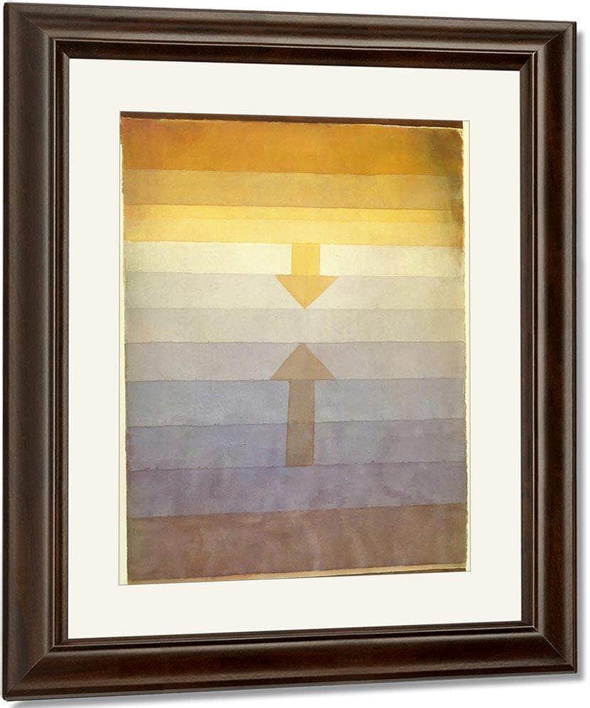 Separation In The Evening 1922 79 By Paul Klee Fine Art Print