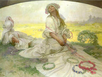 Song Of Bohemia (Our Song) By Alphonse Mucha Fine Art Print
