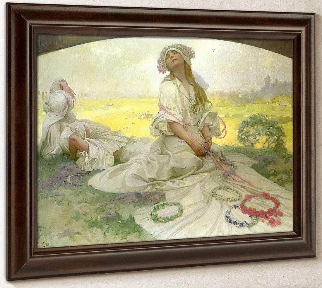Song Of Bohemia (Our Song) By Alphonse Mucha Fine Art Print