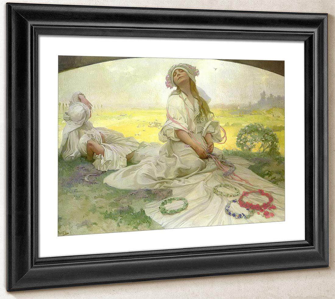 Song Of Bohemia (Our Song) By Alphonse Mucha Fine Art Print