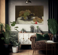 Still Life With Grapes And A Carnation By Henri Fantin Latour Fine Art Print