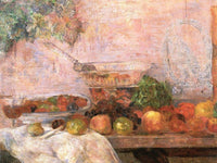 Still Life With Parrot By James Ensor Fine Art Print