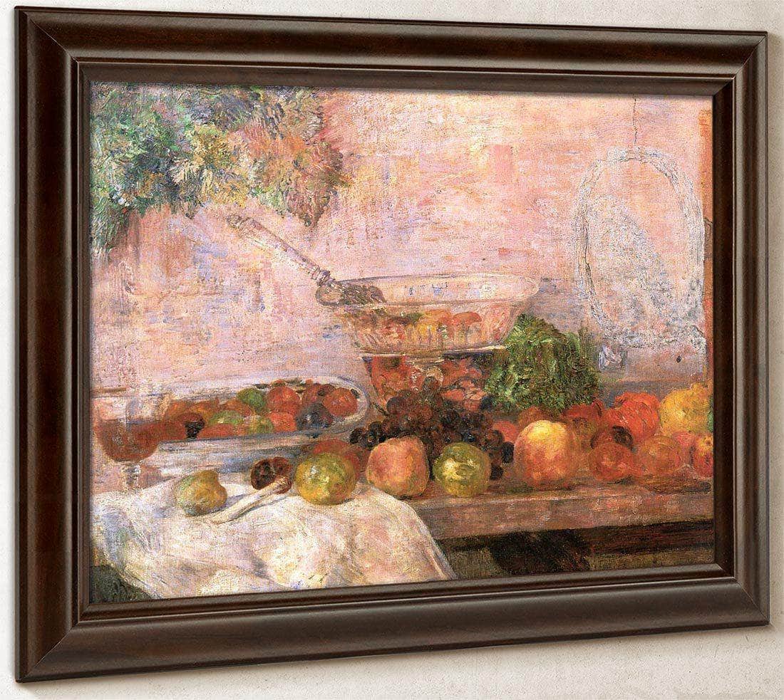 Still Life With Parrot By James Ensor Fine Art Print