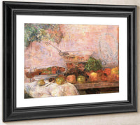 Still Life With Parrot By James Ensor Fine Art Print