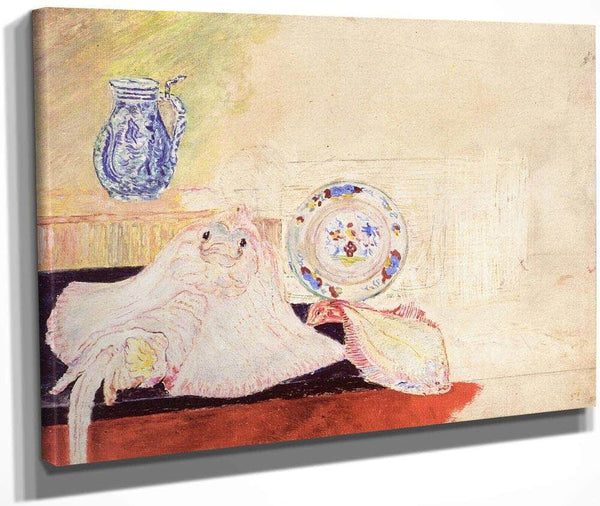 Still Life With Ray By James Ensor Fine Art Print