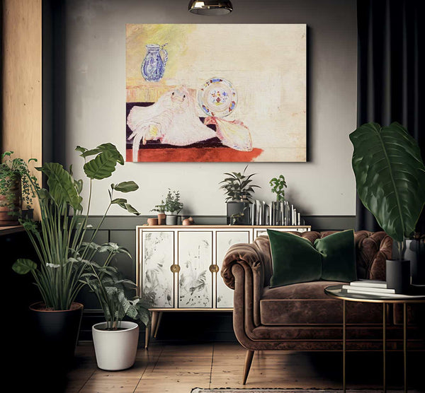 Still Life With Ray By James Ensor Fine Art Print