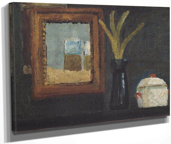 Still Life With Sugar Bowl And Hyacinth In Glass By Paula Modersohn Becker Fine Art Print