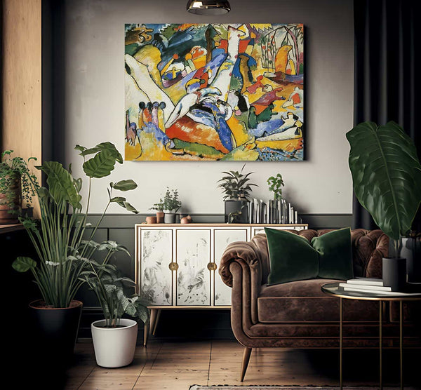 Study For Composition Ii By Wassily Kandinsky Fine Art Print