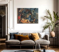 Tancred And Erminia By Nicholas Poussin Fine Art Print