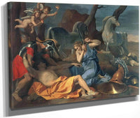 Tancred And Erminia By Nicholas Poussin Fine Art Print