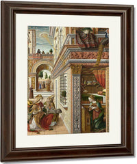 The Annunciation With Saint Emidius By Carlo Crivelli Fine Art Print