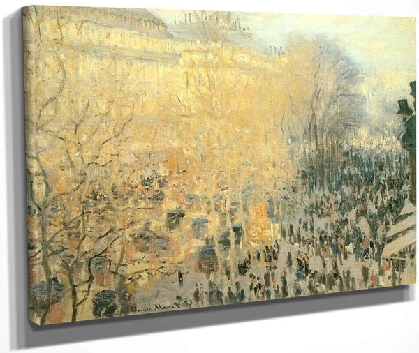 The Boulevard Des Capucines By Claude Monet Fine Art Print