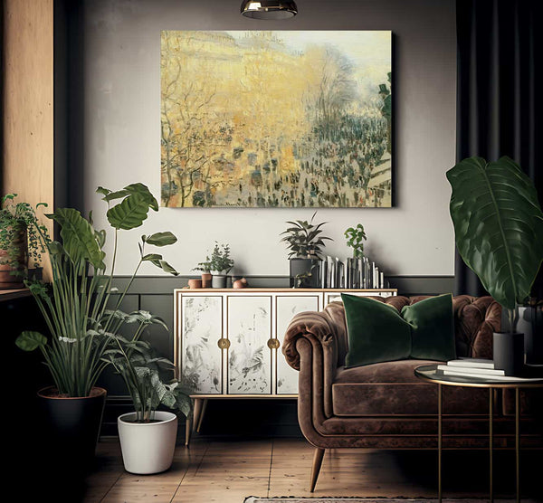 The Boulevard Des Capucines By Claude Monet Fine Art Print