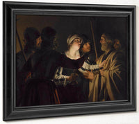 The Denial Of St. Peter By Gerrit Van Honthorst Fine Art Print