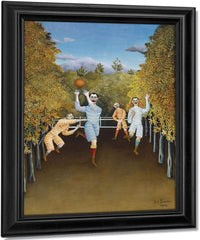 The Football Players By Henri Julien Felix Rousseau Fine Art Print