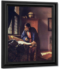 The Geographer 1669 By Johannes Vermeer Fine Art Print