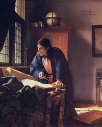 The Geographer 1669 By Johannes Vermeer Fine Art Print