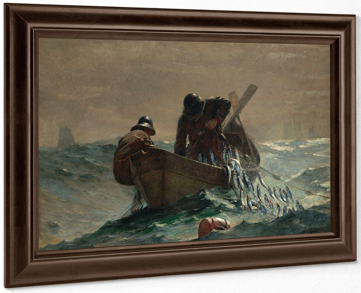 The Herring Net 1885 By Winslow Homer Fine Art Print