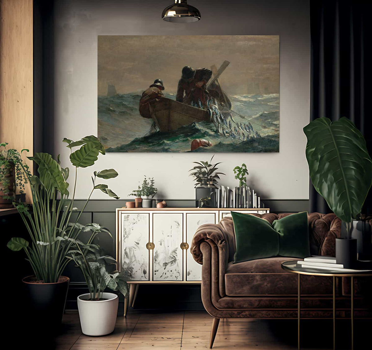 The Herring Net 1885 By Winslow Homer Fine Art Print