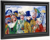 The Intrigue By James Ensor Fine Art Print