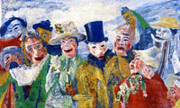 The Intrigue By James Ensor Fine Art Print