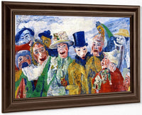 The Intrigue By James Ensor Fine Art Print