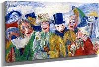 The Intrigue By James Ensor Fine Art Print