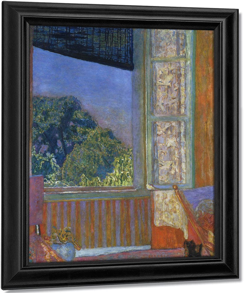 The Open Window By Pierre Bonnard Fine Art Print