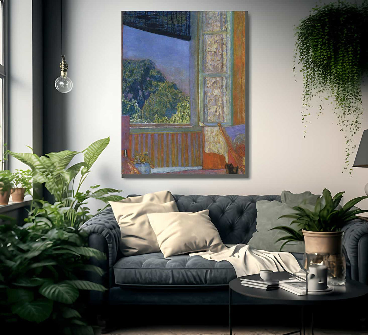 The Open Window By Pierre Bonnard Fine Art Print
