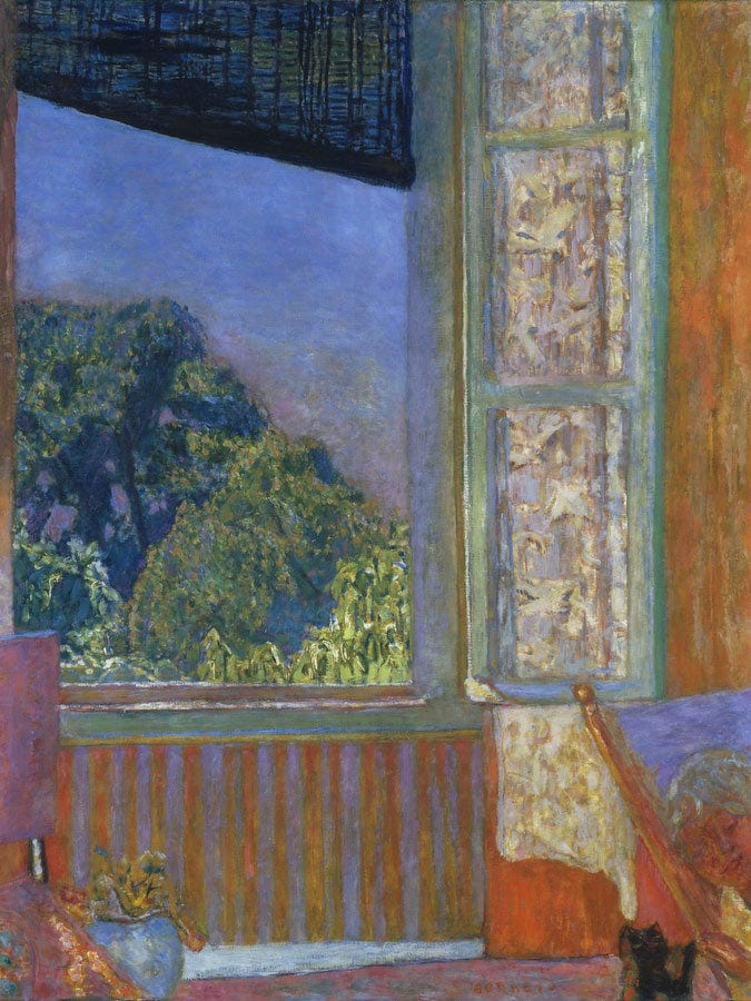 The Open Window By Pierre Bonnard Fine Art Print
