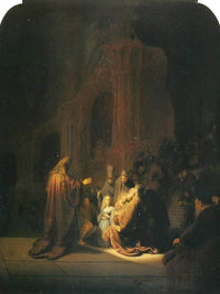 The Presentation Of Jesus In The Temple 1631 By Rembrandt Fine Art Print