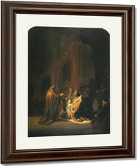 The Presentation Of Jesus In The Temple 1631 By Rembrandt Fine Art Print