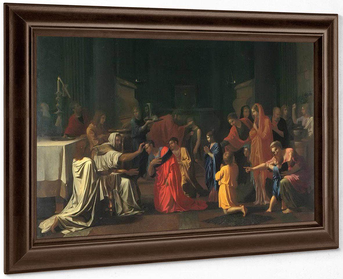 The Sev En Sacraments Ii Confirmation By Nicholas Poussin Fine Art Print