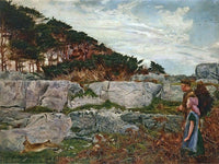 The Startled Rabbit By Daniel Alexander Williamson Fine Art Print