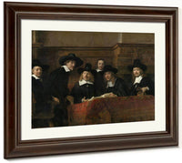 The Syndics  The Sampling Officials (Wardens) Of The Amsterdam Drapers By Rembrandt Fine Art Print